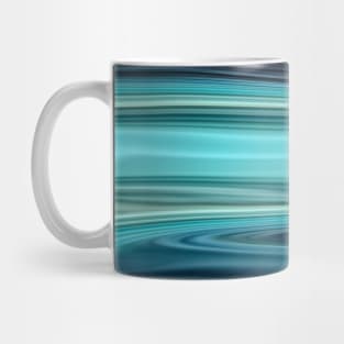 Light blue Marble Waves effect Mug